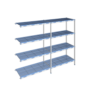 RAYONNAGE CLAYETTES POLY ANGLE 4N L2695XP500XH205