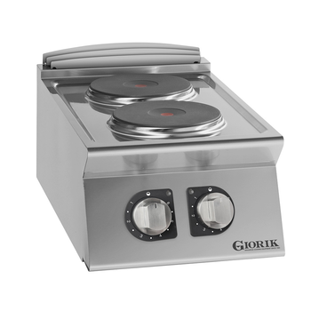 ELÉMENT PLAQUES ÉLECTRIQUE RONDES, 2 FEUX