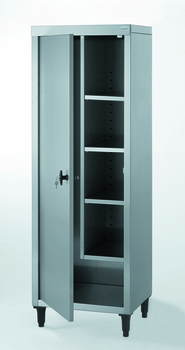 ARMOIRE PRODUITS D'ENTRETIEN CHR 2 PTES AVEC SEP
