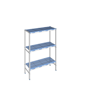RAYONNAGE CLAYETTES POLY LIGNE 3N L1292XP400XH175
