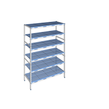 RAYONNAGE CLAYETTES POLY LIGNE 6N L1494XP500XH205