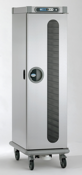 ARMOIRE CHAUDE GN1/1 20 NIV. PTE VITREE AVEC HYGRO