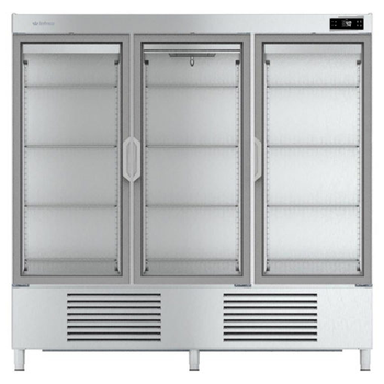 ARMOIRE POSITIVE - 1730 L - 3 PTE VITREE