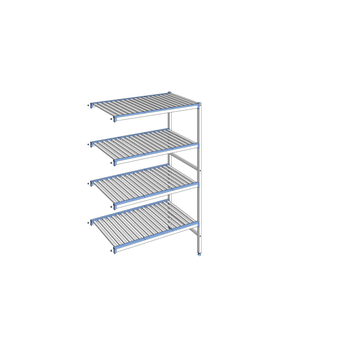 RAYONNAGE CLAYETTES ALU ANGLE 4N L1151XP560XH1750