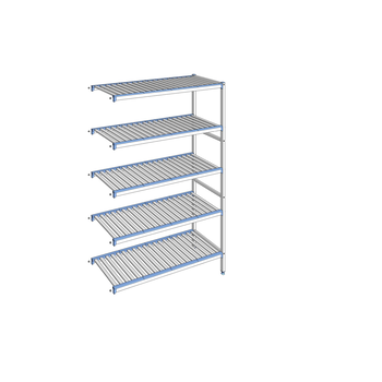 RAYONNAGE CLAYETTES ALU ANGLE 5N L1353XP500XH2050