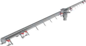 CANIVEAU MODUL 20 - L6000 - HAUT75/90 - INOX 304