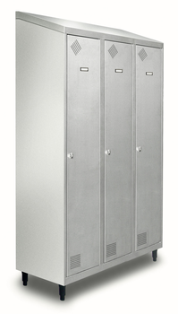 VESTIAIRE 1200X500 3 PORTES BATTANTES CADENASSABLE