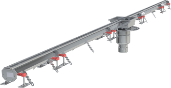 CANIVEAU MODUL 20 - L4000 - HAUT70/80 - INOX 304