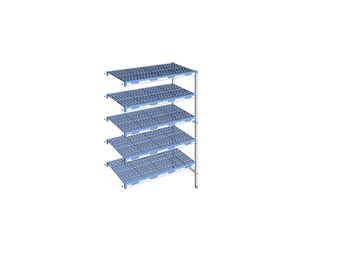 RAYONNAGE CLAYETTES POLY ANGLE 5N L1251XP560XH175