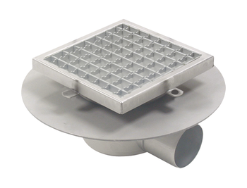 CANIVEAU 400X400 PLATINEØ75 OU 110V