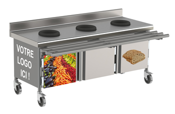 MEUBLE DE PRE TRI ENFANT 3 PORTES - 3 TROUS VIDE D